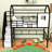 Twin Metal Loft Bed With Roof Design-1728595289