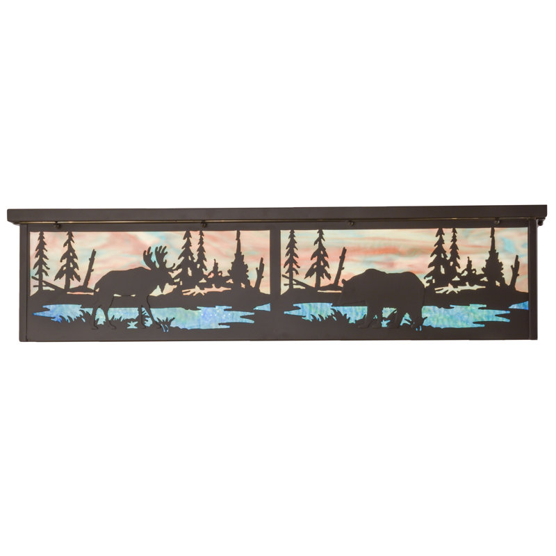 Rustic Lodge 8 - Light Flush Mount
