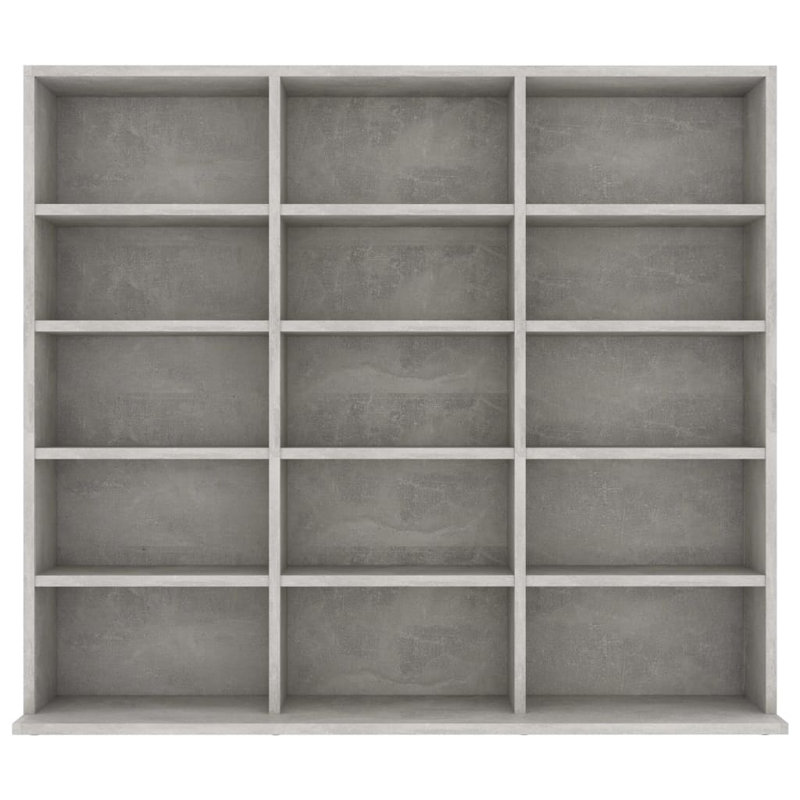Bibliothèque standard H 35,2 po x l 40,6 po aldrena, Gris béton