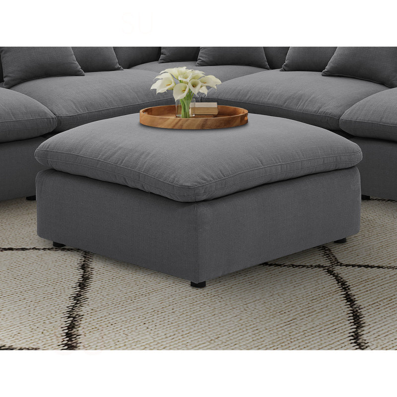 Repose-pieds gris anthracite Greeley