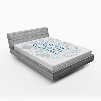 Nautical Microfiber Fitted Sheet