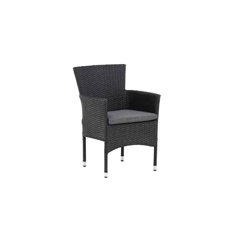 Annalia Aluminium DIning Chair, Black, Grey