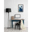 Peinture bleue dispersée - peinture encadrée-1540527779