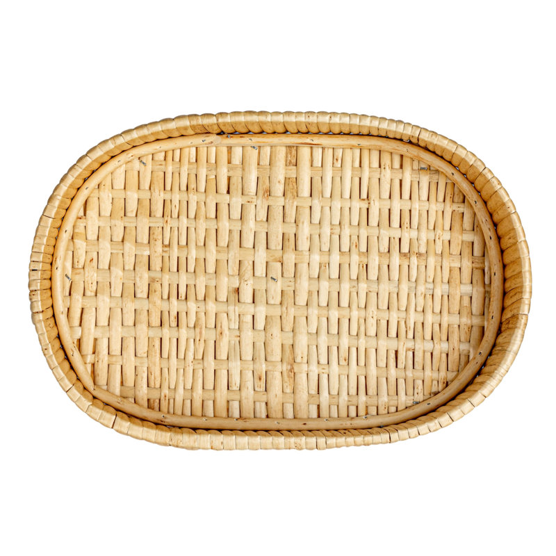 Willow Nestable Oval Trays With Raised Edges