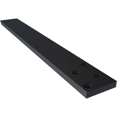 Support flottant dissimulé en acier robuste