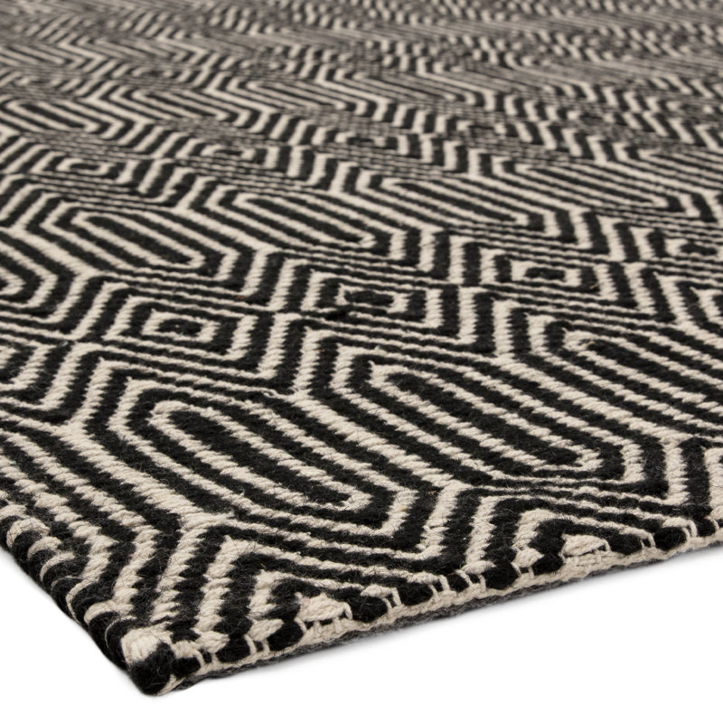 Aailyah Geometric Flatweave Area Rug, Rectangle 120 x 170cm