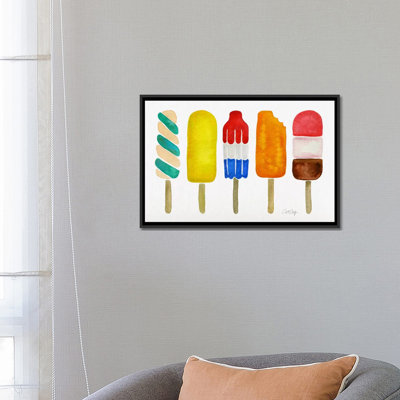 «Popsicles» de Davian, impression sur toile tendue