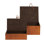 Boîte décorative en cuir Brownsburg