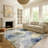 Machine Washable Indoor/Outdoor Chantille ACN2589 Abstract Rug-451664932-451664935