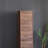 Simple black walnut bookcase