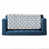 Polyester gris / bleu est en rupture de stock
