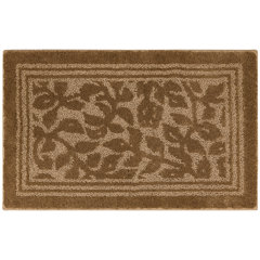 Clarissa Solid Color Bath Rug Eider & Ivory