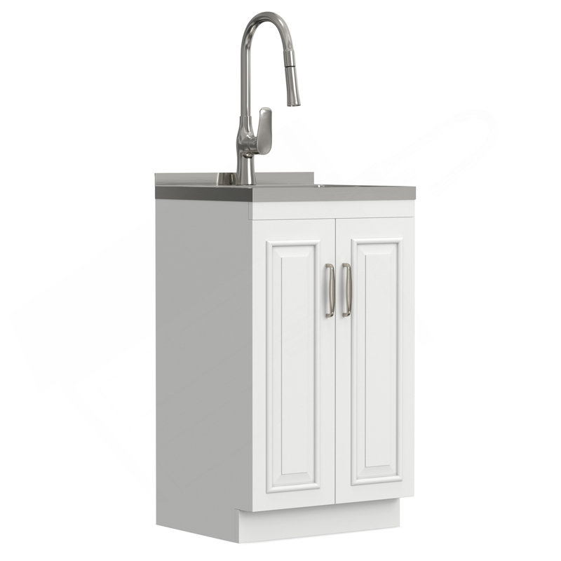 Évier et armoire à lessive 20 pouces