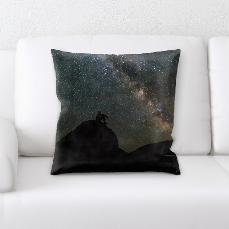 Coussin décoratif à chemin de lait