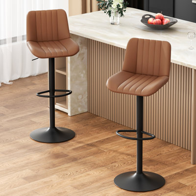 Adjustable Height Counter Stool (Set Of 2) by walsunny