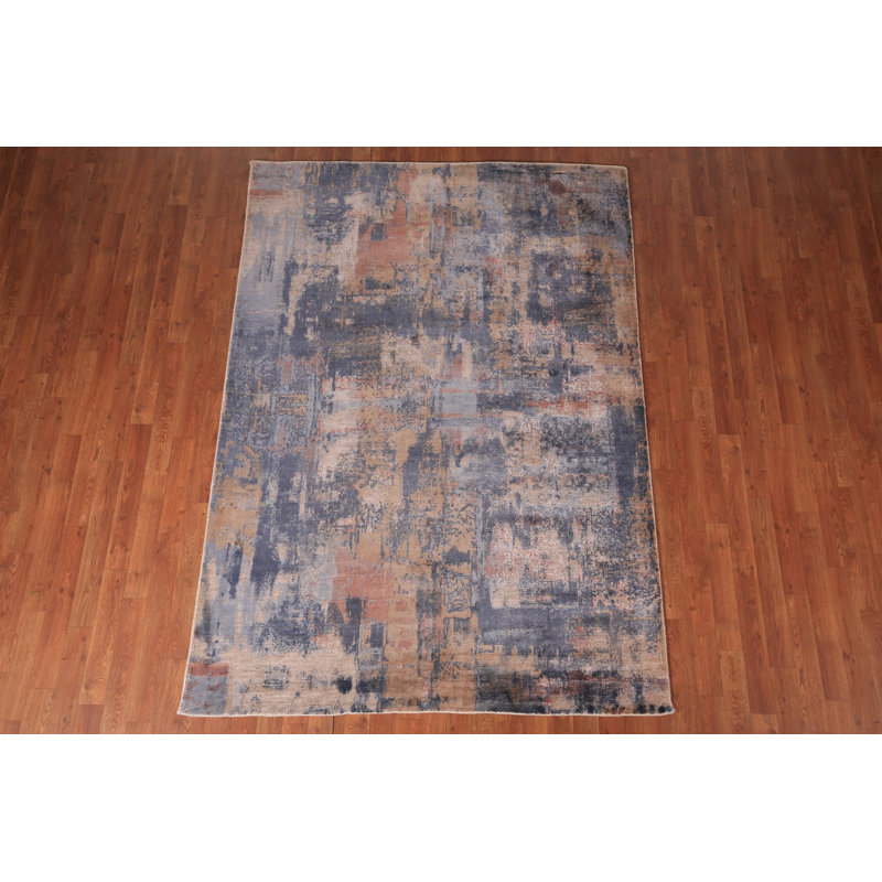 Contemporary Wool Abstract Area Rug