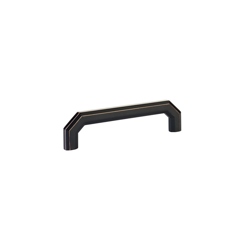 Emtek Riviera Cabinet Pull 5" Center-to-Center, Oil Rubbed Bronze, 5"