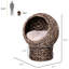 Lit surélevé pour chat avec tissage charmant, H 23,5 po, gris, pour les chats d'intérieur légers jusqu'à 8 lb, intérieur gris doux, chatons