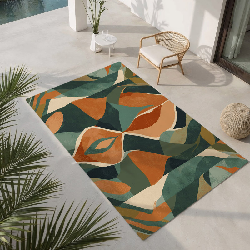 Tapis intérieur et extérieur Canyon C Courants, Rectangle 1 pi 6 po x 2 pi 6 po