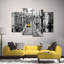 Reproduction d'art sur toile jaune-1807122560