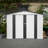 8 X 6 Ft Outdoor Storage Shed, All Weather Metal Sheds With  2 Lockable Doors, Tool Shed For Garden, Backyard, Lawn