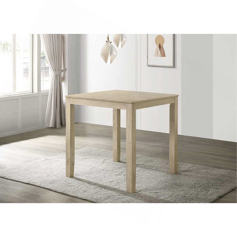 Magnifique meuble en bois de couleur crème à hauteur de comptoir 1 pièce, Crème, crème
