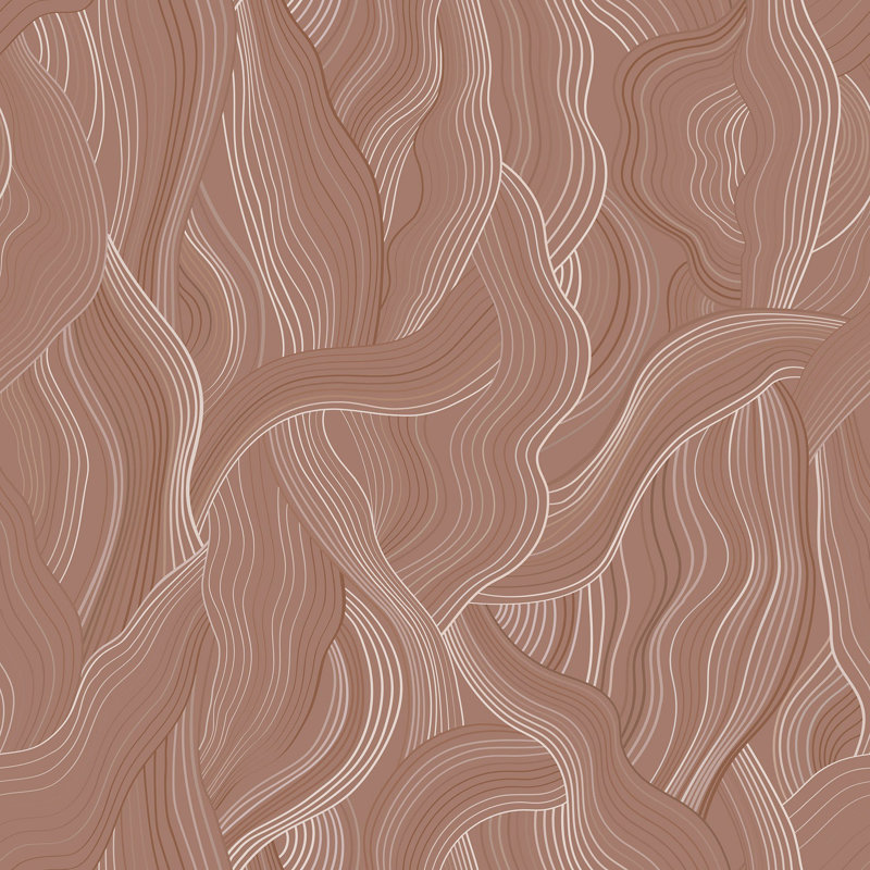Papier peint Meraki - Dusty Rose par Sabrina Yvonne
