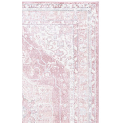 Lowrey Ivory Gray/Pink Rug