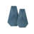Lalar Matte Teal Contemporary 3-D Geometric Ceramic Vase-2038332354