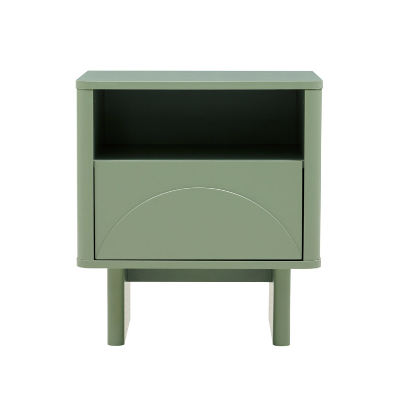 Table de chevet 20 po Ella en vert sauge (table de chevet seulement)