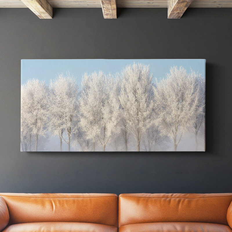 Frozen Lane - Toile tendue avec châssis - Prêt à accrocher, H 16 po x l 32 po