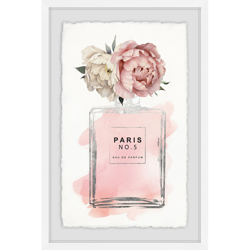 « perfect odeur », reproduction de peinture à l’aquarelle encadrée, H 12 po x l 8 po x P 1,5 po