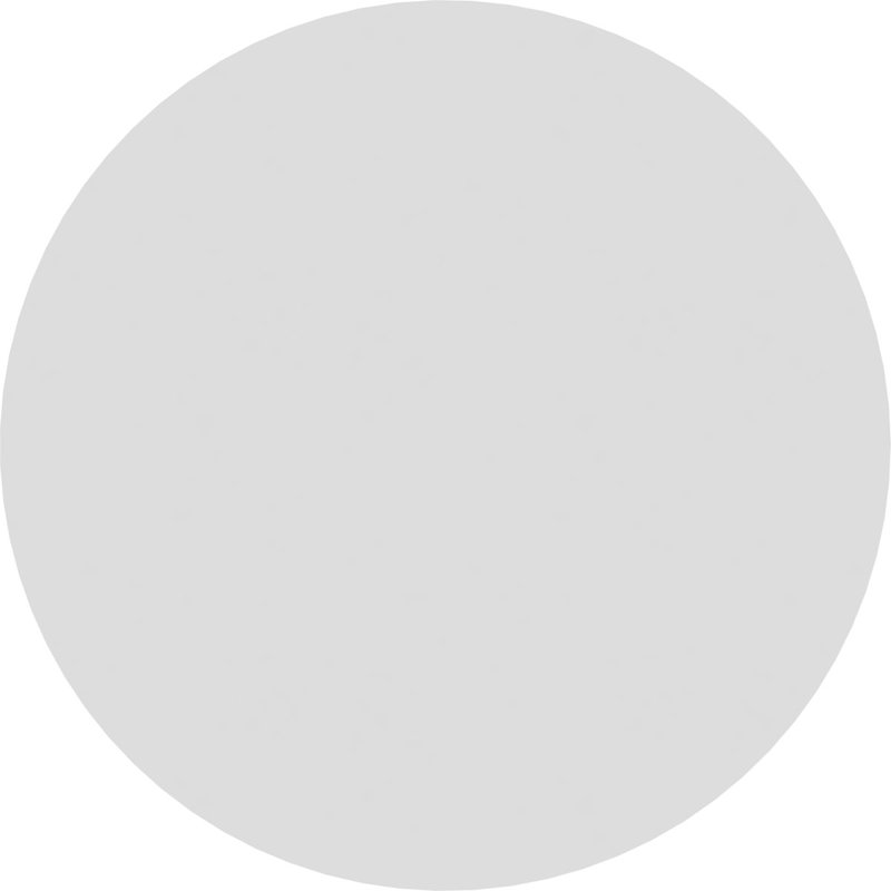 Standard Grayson Rosette with Square Edge, 3" H x 3" W x 0.75" D