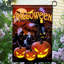 Drapeau de jardin d'Halloween Jack O 'Lantern en polyester 18 x 12,5 po