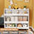 Toy Storge & Organizer Bookshelf With  Cubbies and  2 Movable Drawers, 2 Tier-409696513