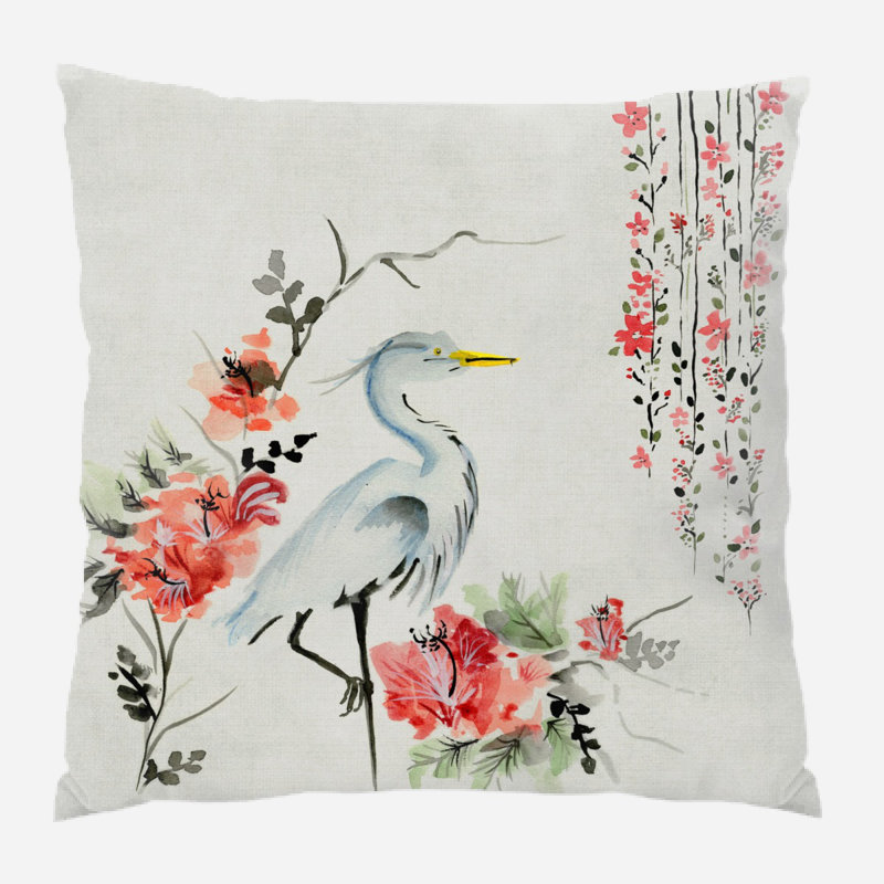 Housse et insert de coussin extérieur carré Wold, Microsuède, Intérieur