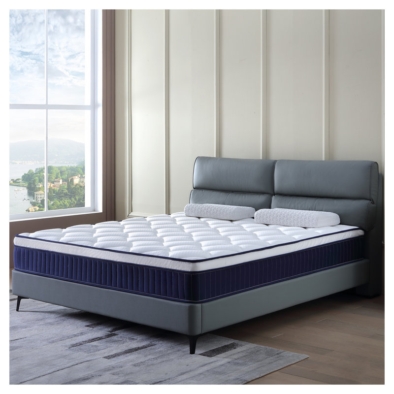 Queen 10-Inch Hybrid Mattress in a Box - Memory Foam and Pocket Spring, Medium Firm, Fiberglass Free