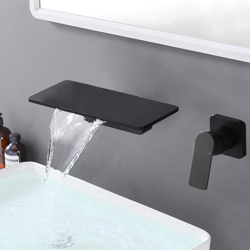 Robinet pour salle de bain, Noir
