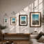 Urban Sprawl Modern - Framed Print-951494094-951494092