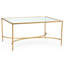 Rope Glass Cocktail Table