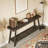Farmhouse Entryway Table 2-Tier Sofa Table-285129516