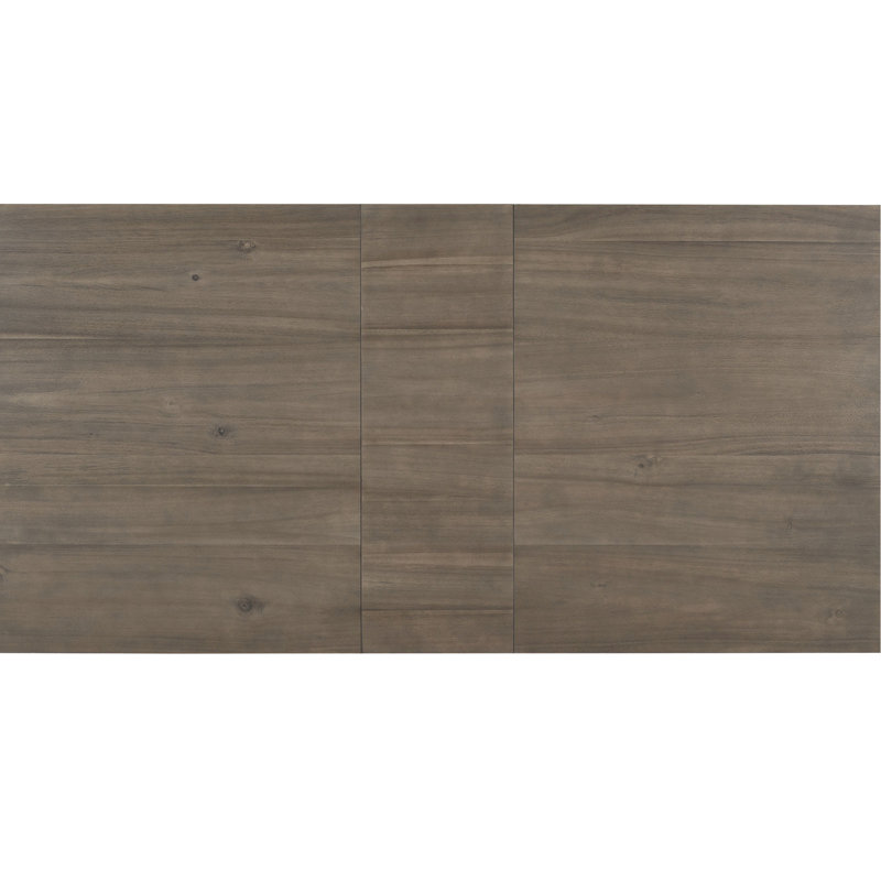 7 sièges de salle à manger avec fonctions extensibles, chaises rembourrées et rangement en blanc / brun, sièges et tiroirs extensibles à finition de teinte brun / blanc