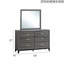 Commode moderne en stratifié avec six tiroirs spacieux et fabrication en queue d'aronde anglaise durable pour les chambres organisées-1580692001