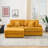 Bennett 88.58'' 3 - Piece Upholstered Sectional-90101982