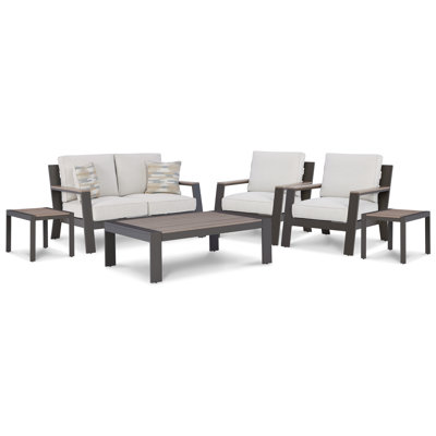 Tropicava 6 Piece Sofa Seating Group with Cushions -  Signature Design by Ashley, PKG014572