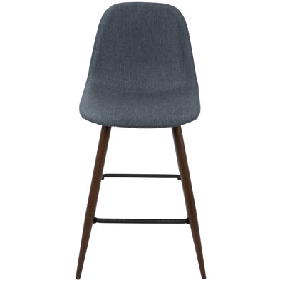 Moorcroft Upholstered Counter Stool with Steel Frame