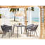 Hangah Patio Dining Armchair with Cushion