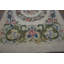 Tapis antique antique en laine crocheté 1935