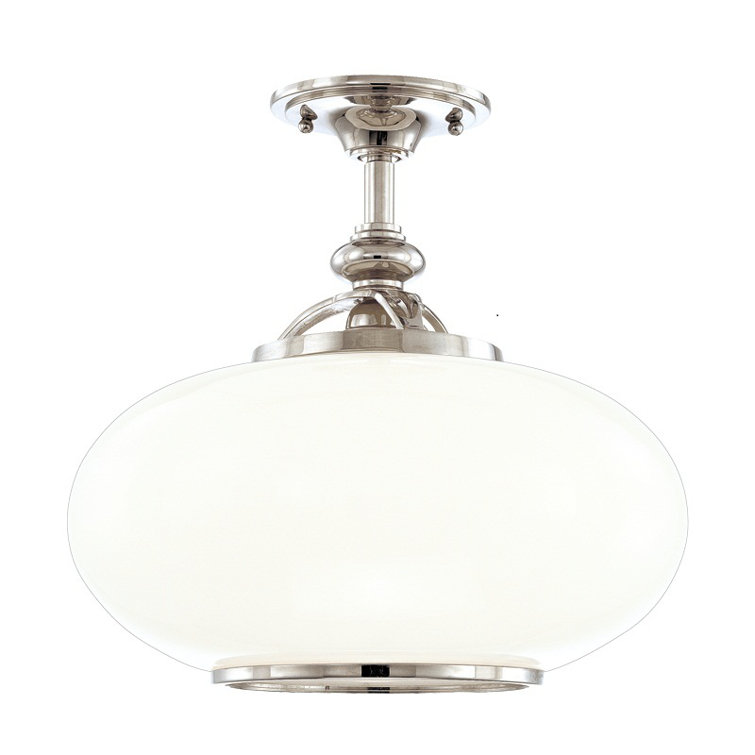 Canton Glass Semi Flush Mount