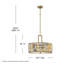 Gemma 3-Light Outdoor Pendant-584661184